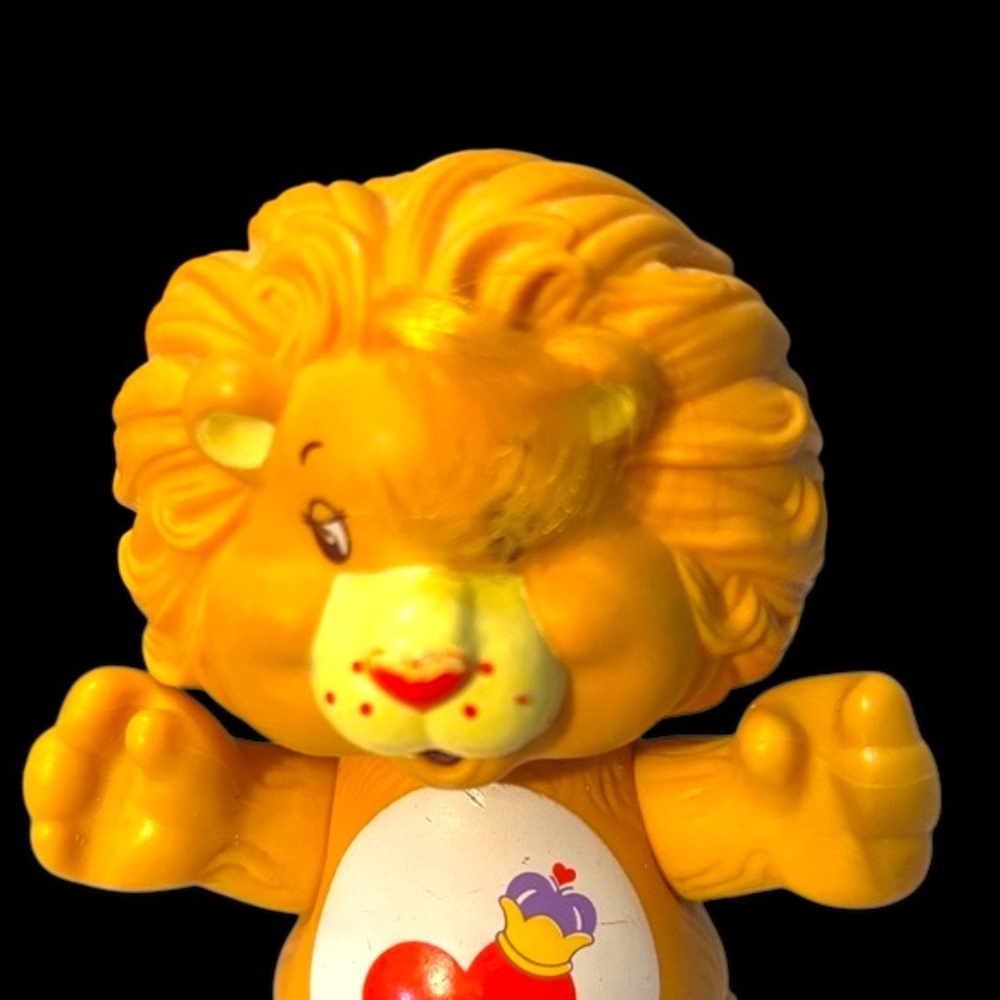 Vintage 1985 Care Bear Cousin Brave Heart Lion Posable Action Figure - Picture 2 of 8